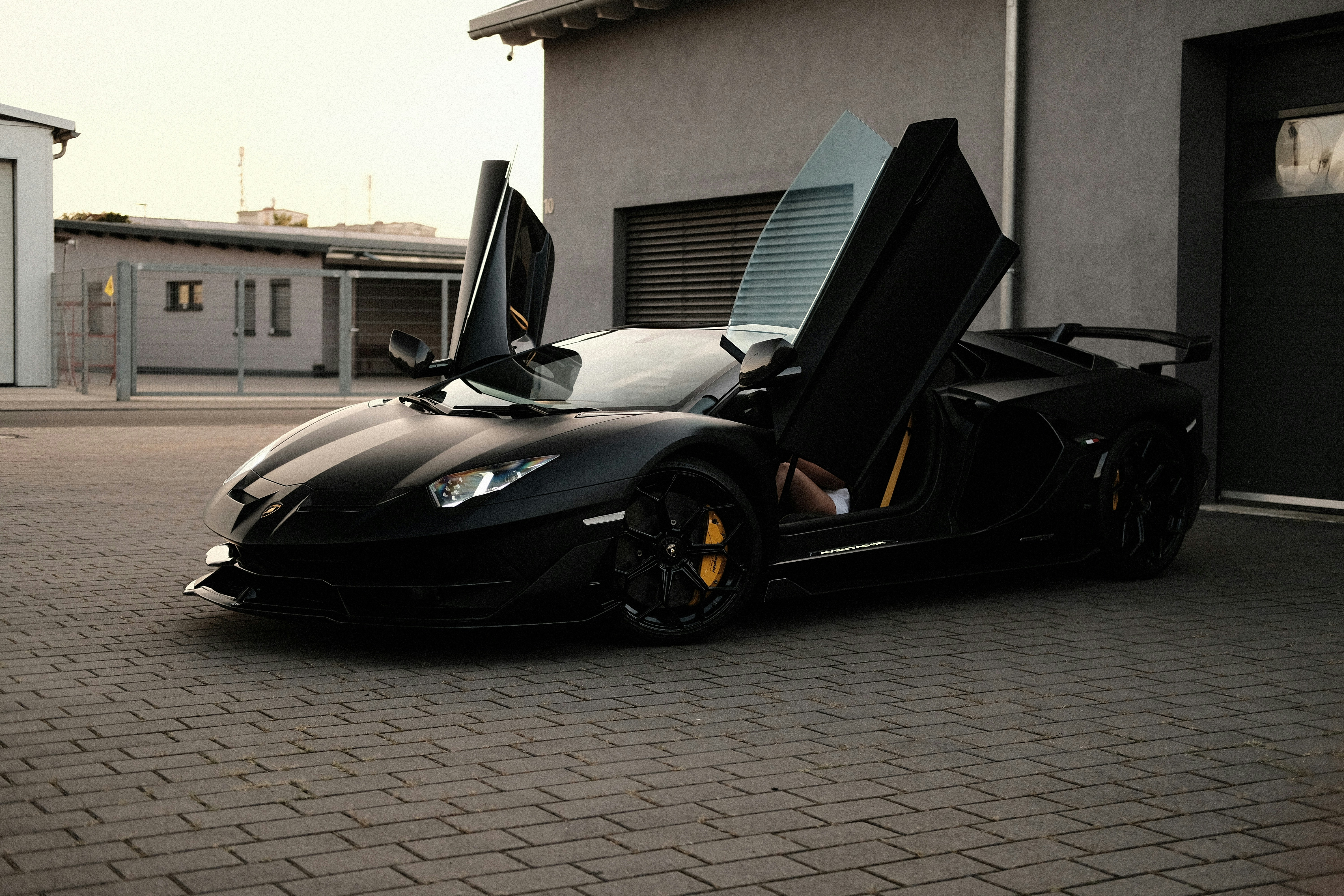 Black sports car