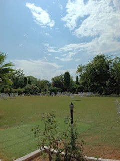 Well-maintained garden area of a long-term rental property with comfortable seating