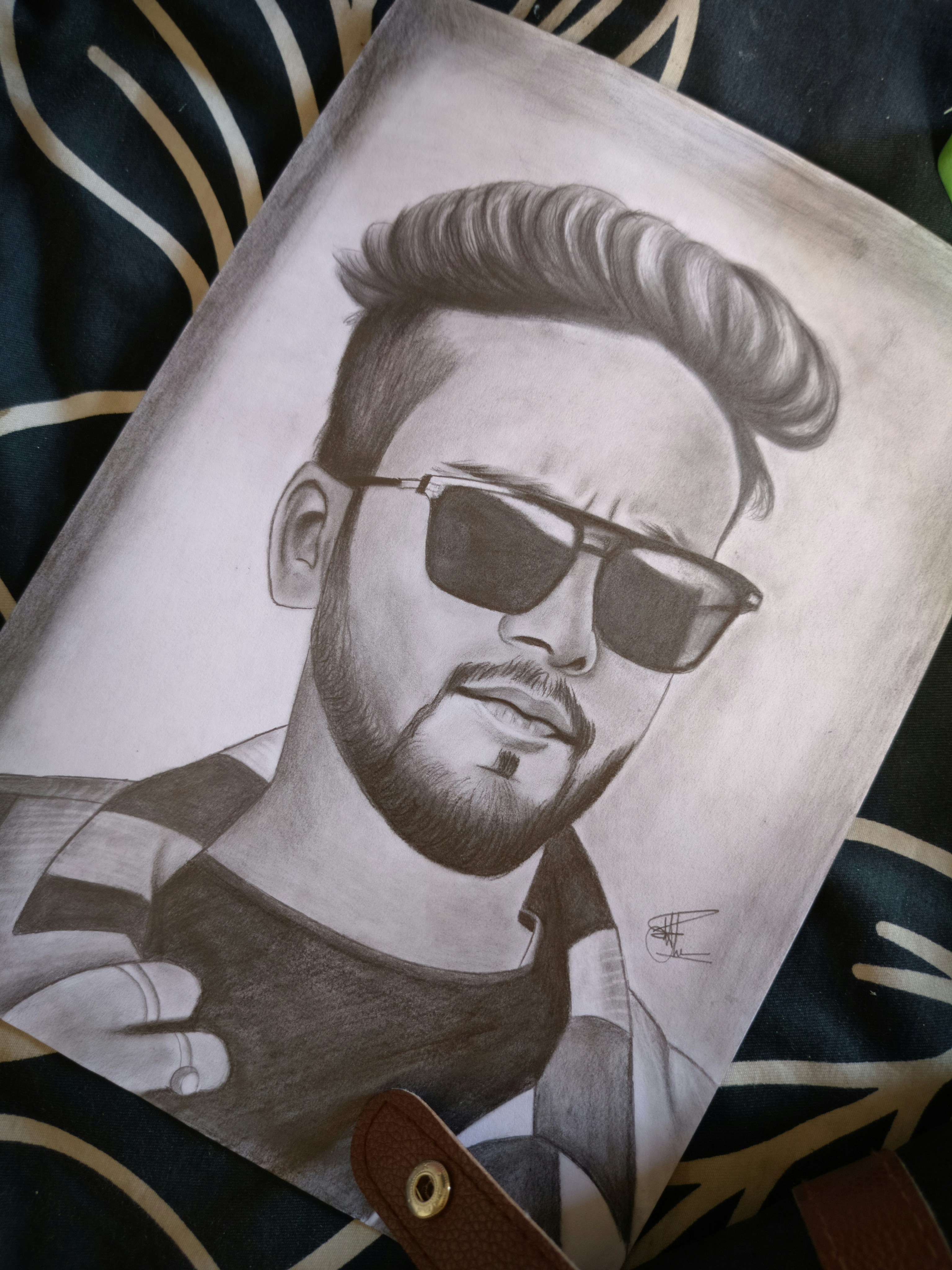 Portrait au graphite