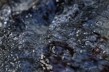 Close-up of lamar mineral water flowing from the source.