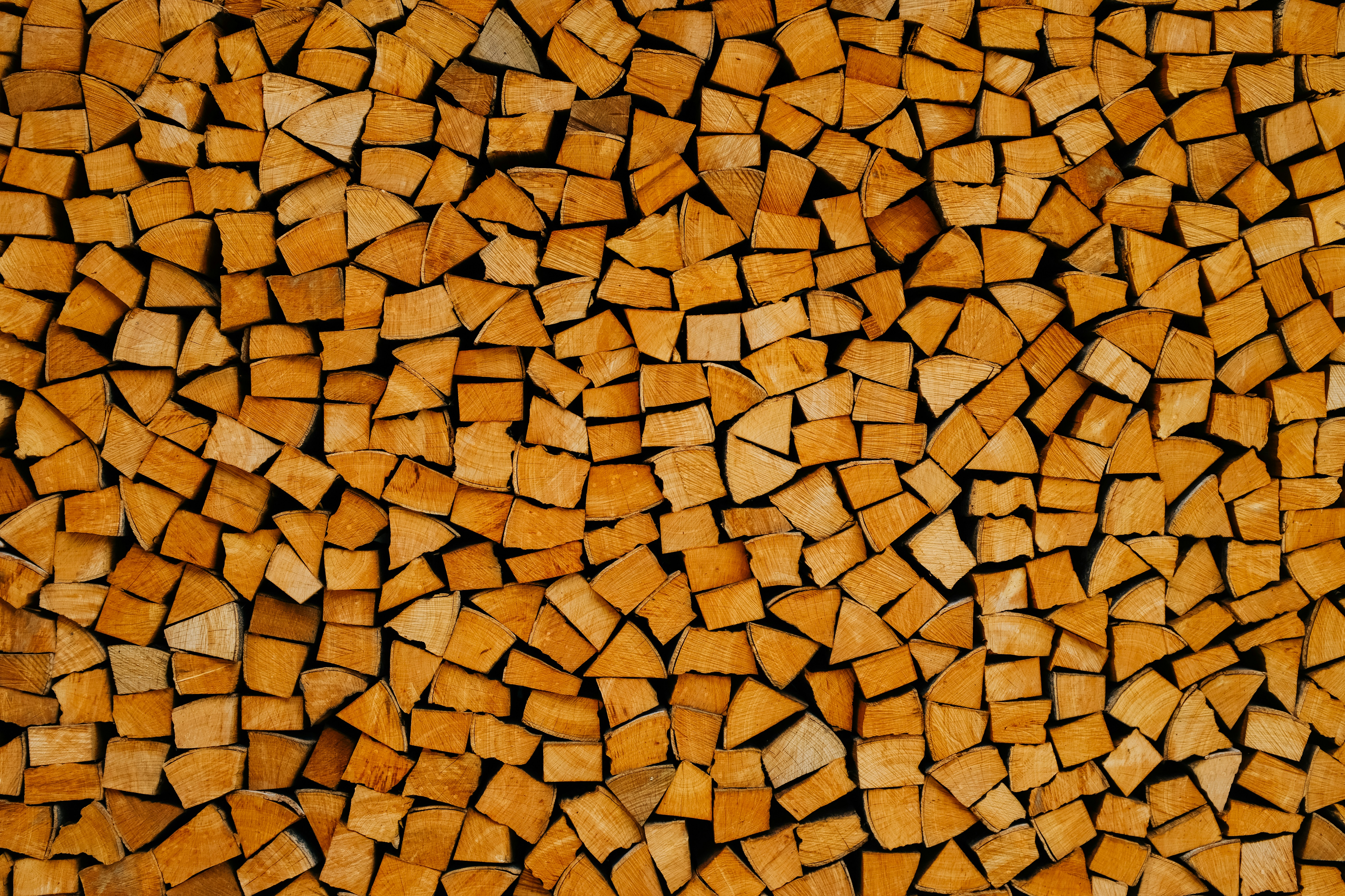 a close up of a pile of wood