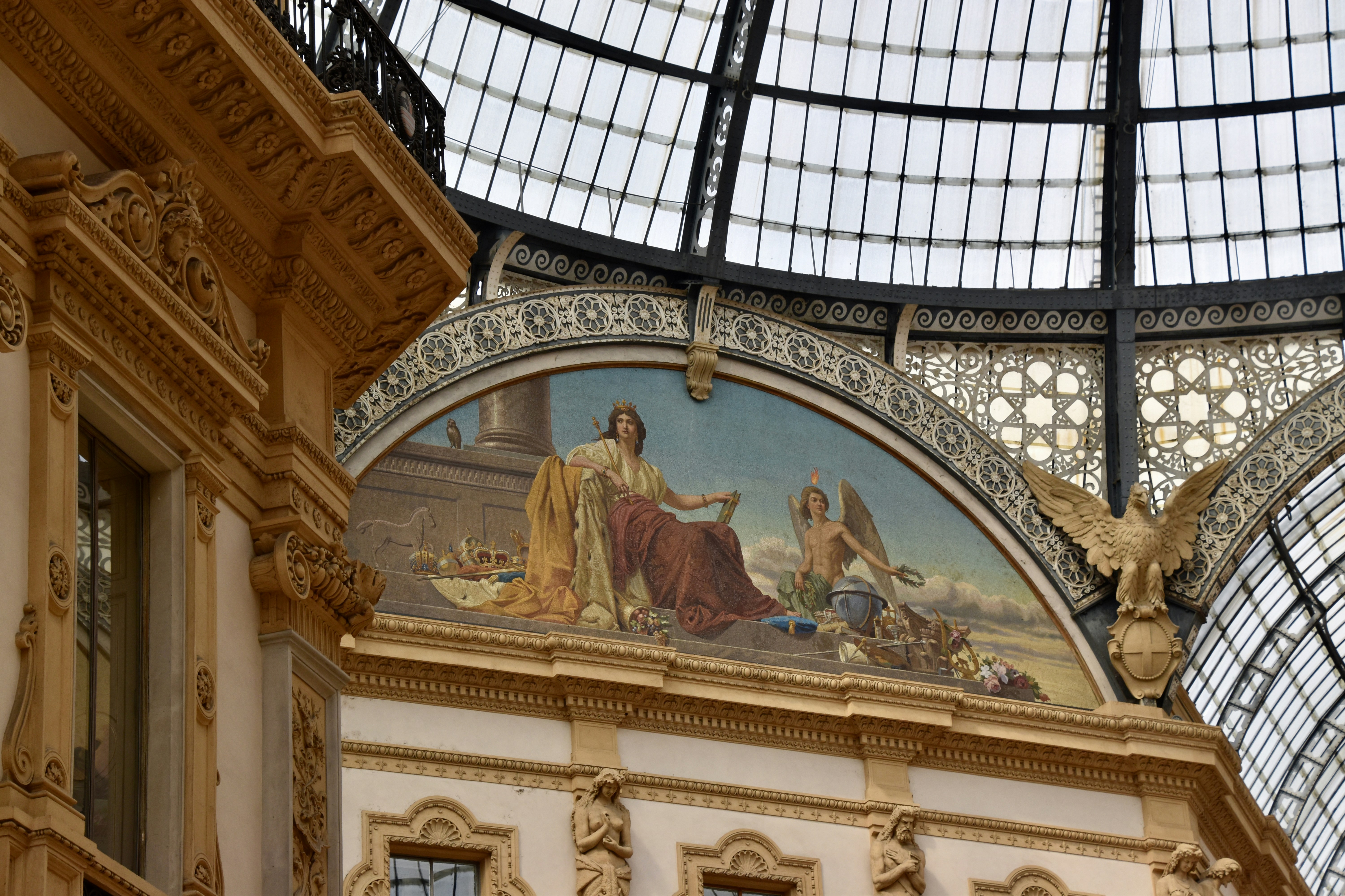 a painting on the side of a building