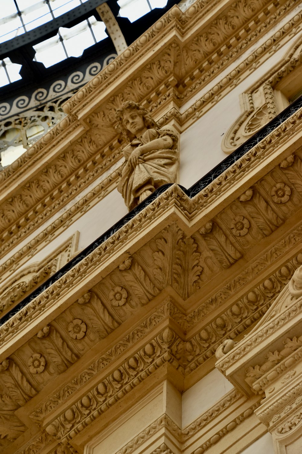 a close up of a clock on a building