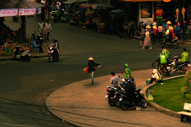 vie quotidienne à Saigon au Vietnam
