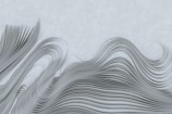 a drawing of wavy lines on a white background