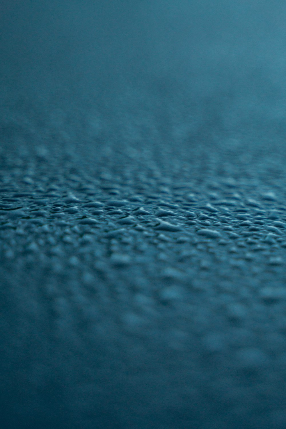 a close up of water droplets on a surface