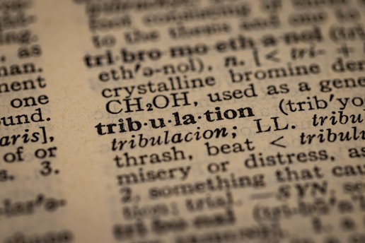 a close up of a book with words in it