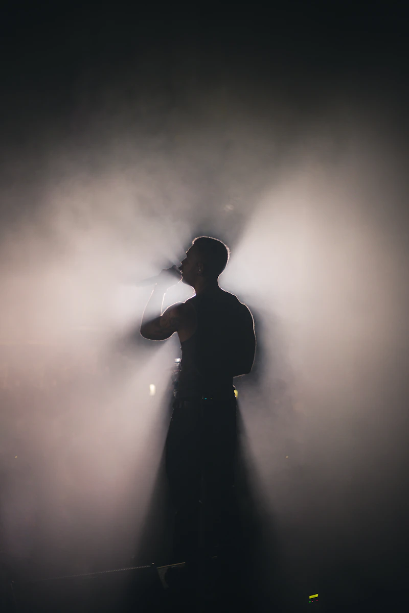 Miles North performing