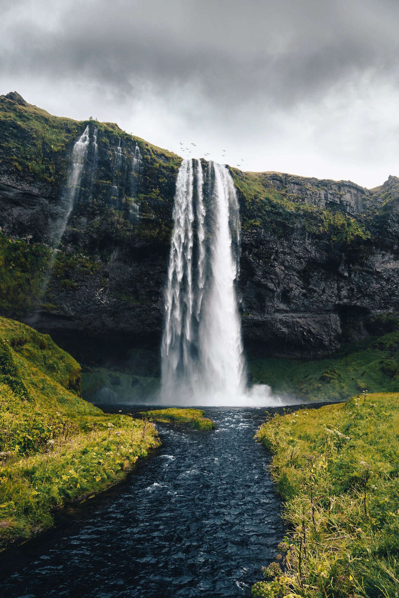 Seljalandsfoss waterfall in South Iceland