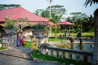 A welcoming community center with a garden.
