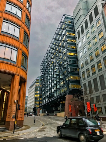 Street view showing nearby landmarks and public transport options close to the office.