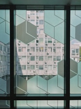 A photo of modern glass installations in architecture.