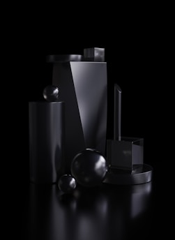 A collection of high-detail virtual art assets displayed on a dark, cinematic interface.