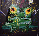 Abstract visual from the Free the Frog AI-generated experimental branded piece.