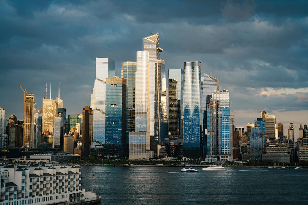 a view of a large city with a lot of tall buildings