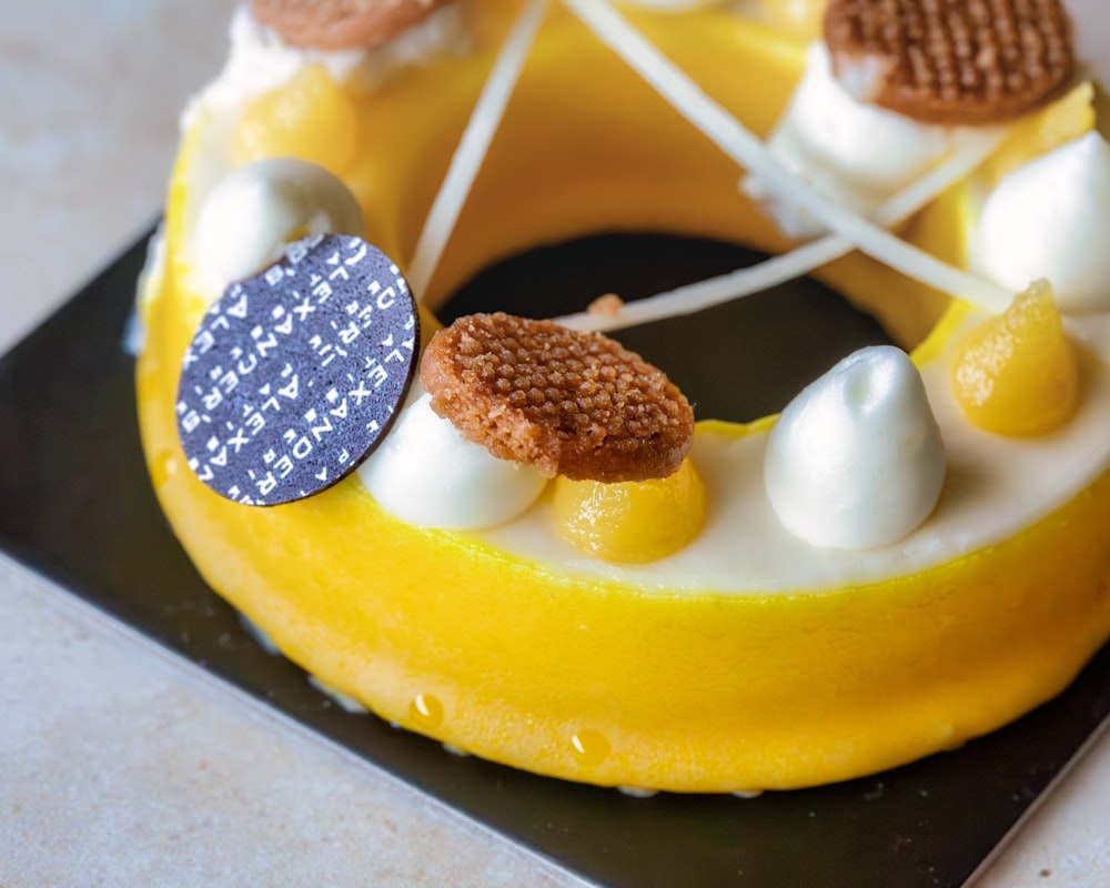 a cake made to look like a banana