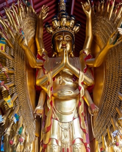 Golden Dance Statue