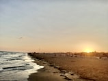 A tranquil beach at sunset, perfect for relaxation.