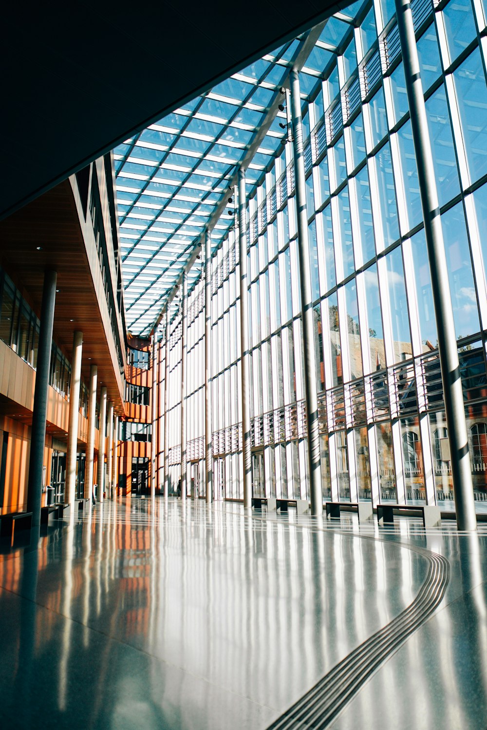 a large building with a lot of windows in it