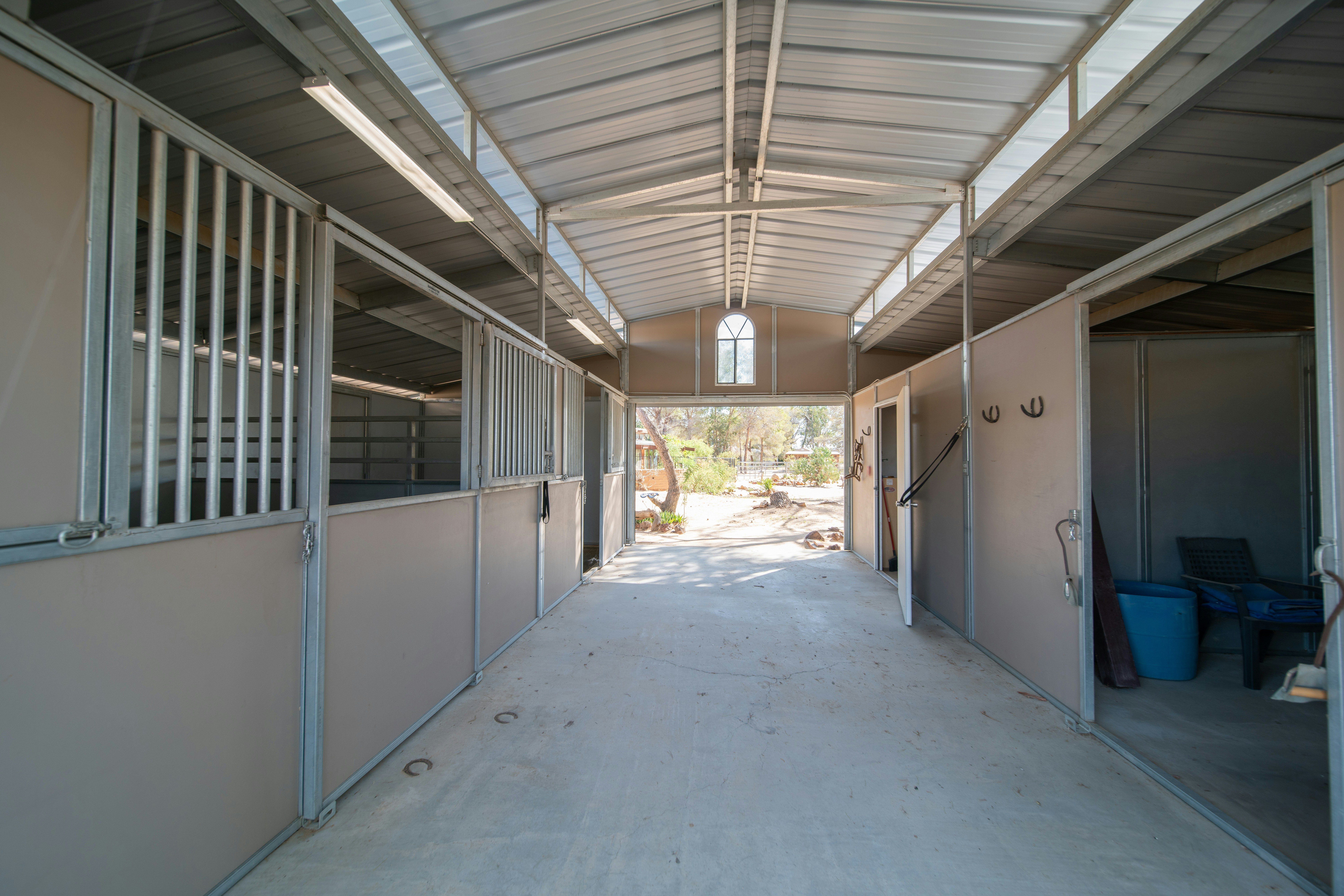 Modern horse barn facility