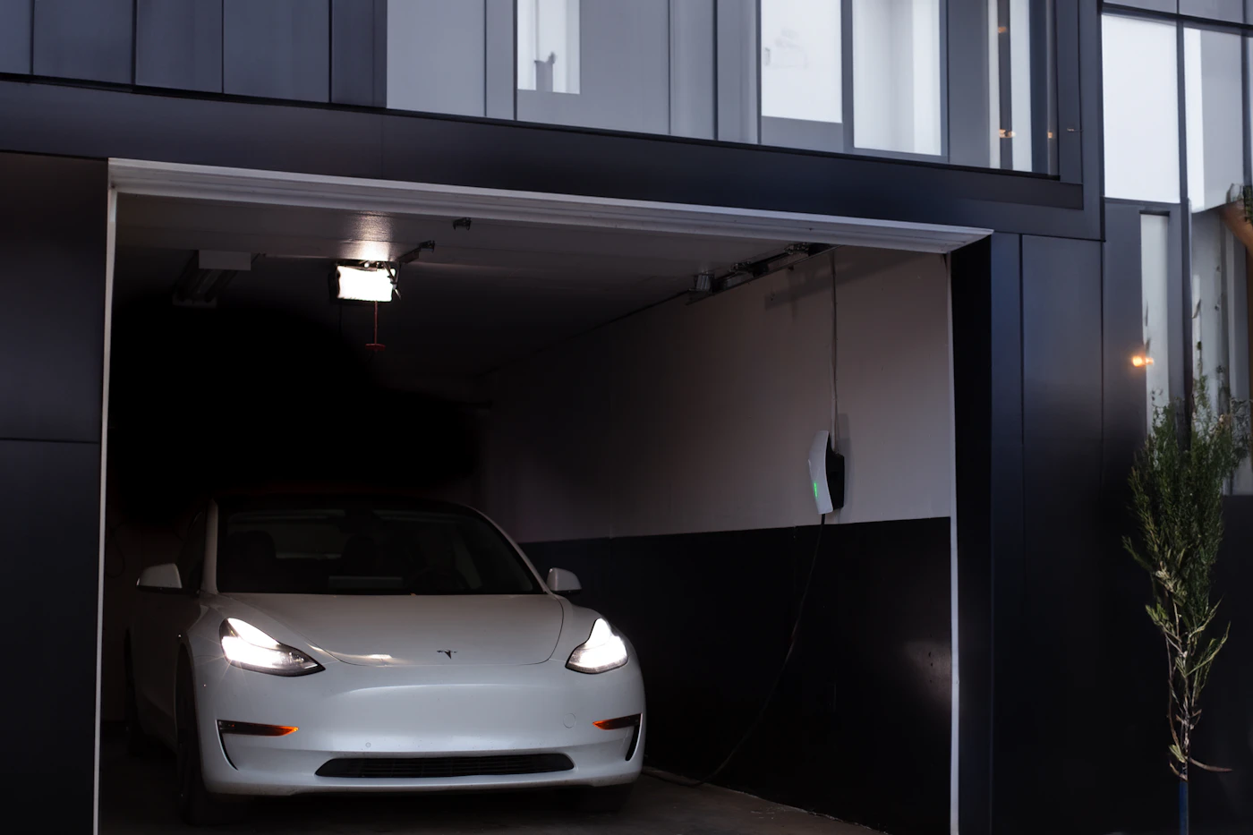 A garage before conversion to living space