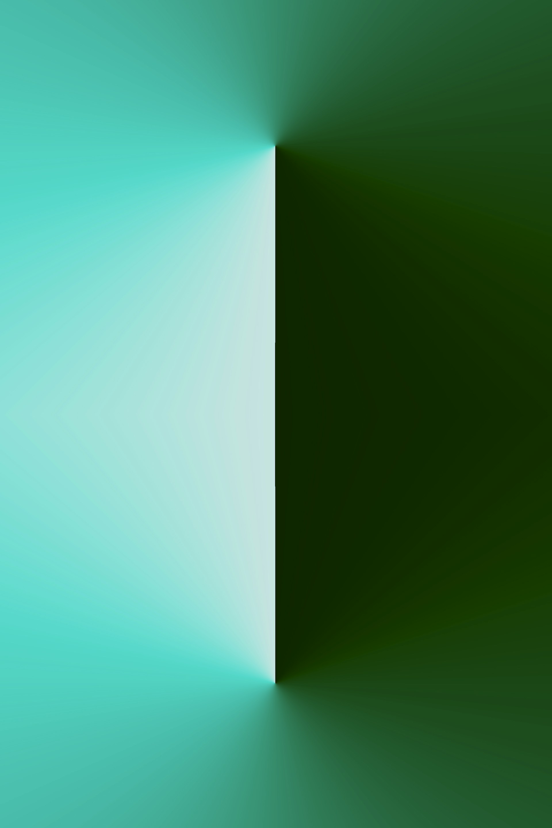 a green and white background with a square in the middle
