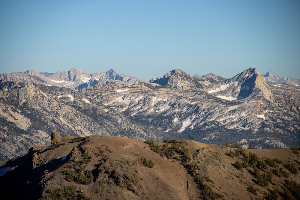 a view of the mountains from a high point of view