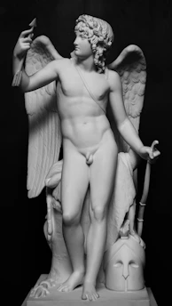 A sleek golden winged sandal resting on an ancient scroll, symbolizing Hermes' swift message delivery.