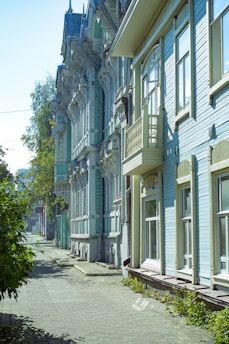 A serene street in the city capturing local life and culture.