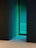 an open door in a room with a white floor