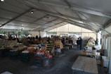 A successful market event showcasing local products.