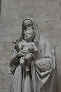 A visual of a caring mother figure providing support.