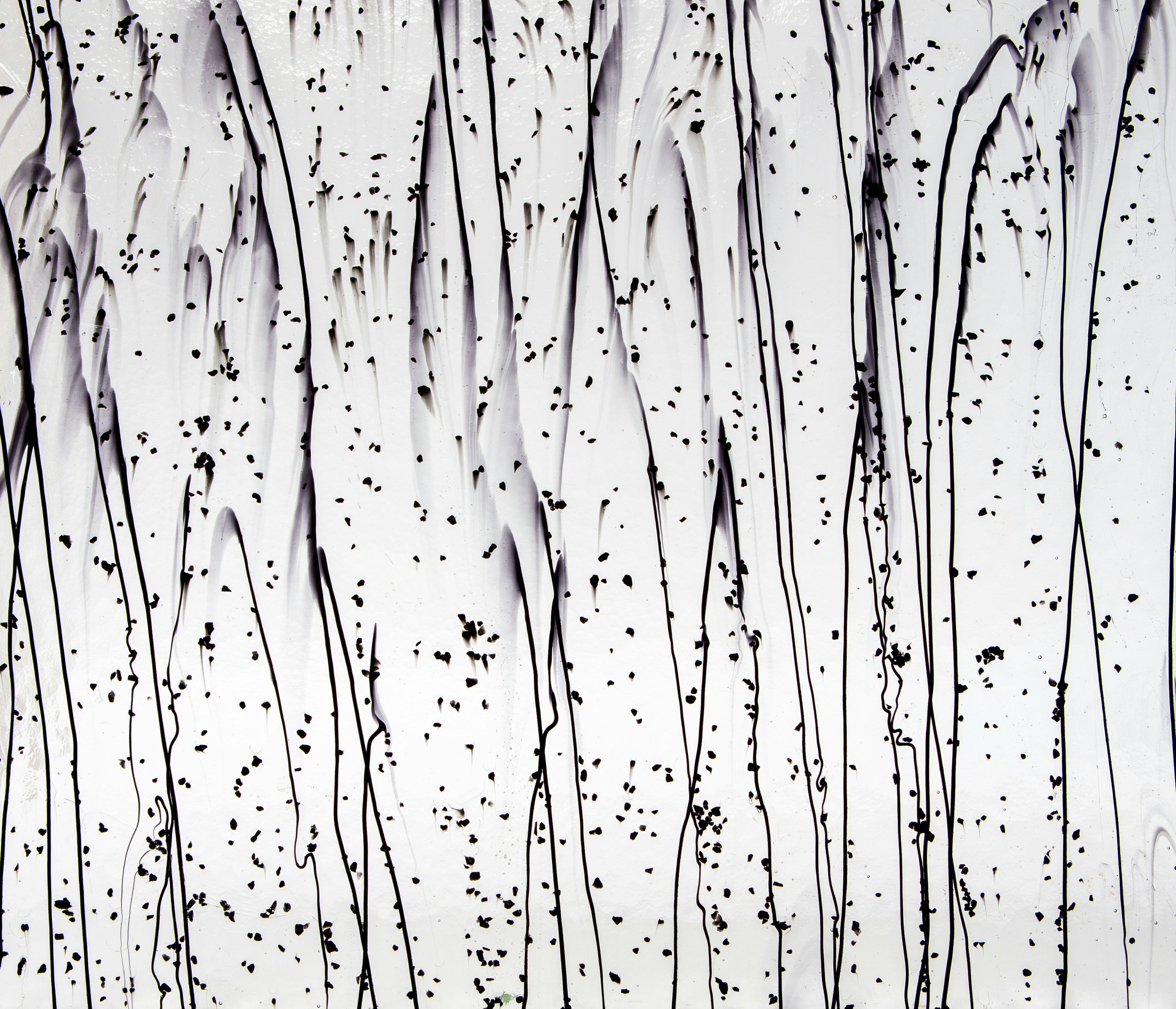 a close up of water droplets on a window