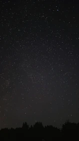 An enchanting night sky scene with stars shaped like storybook characters.