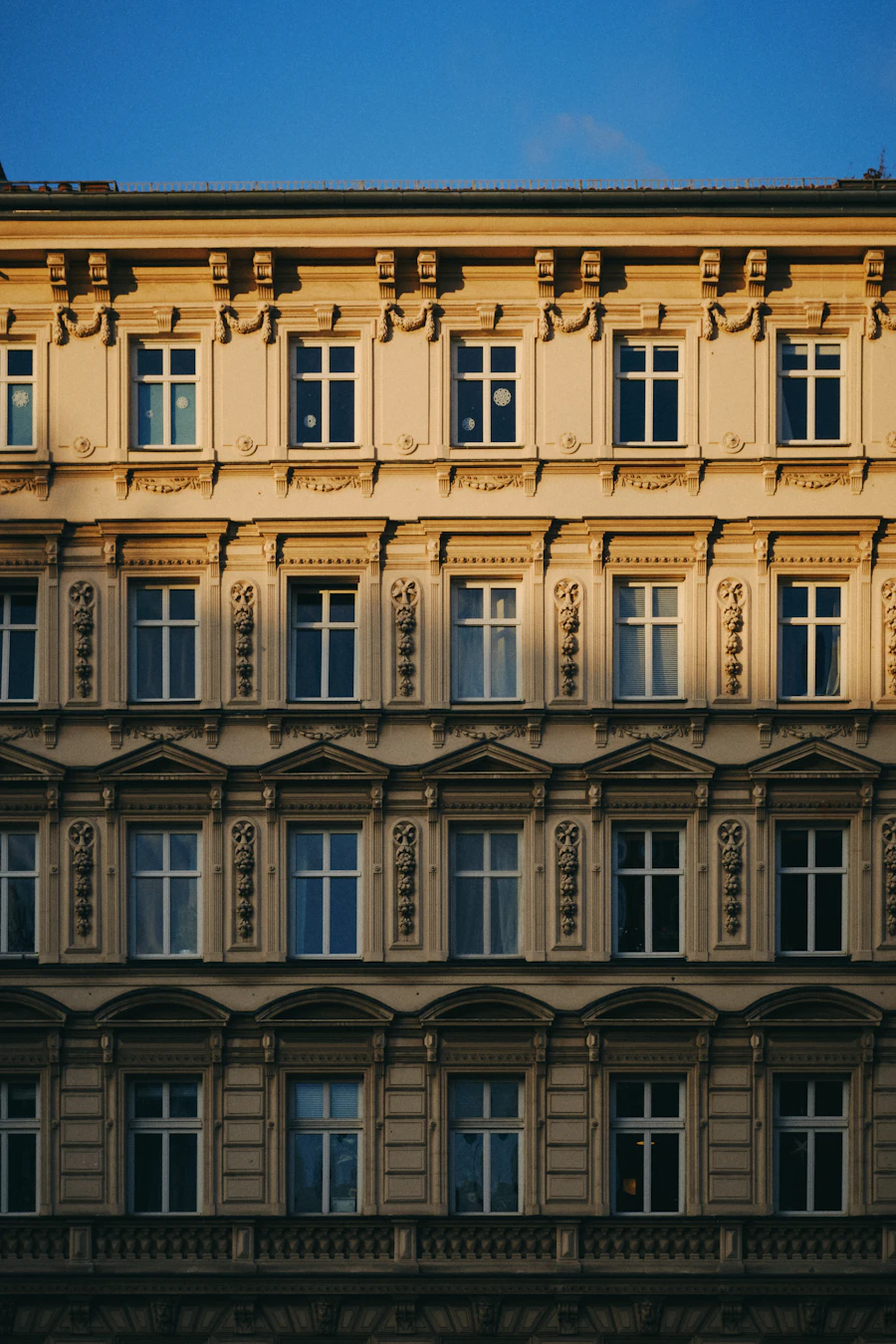 Restaurierte Fassade