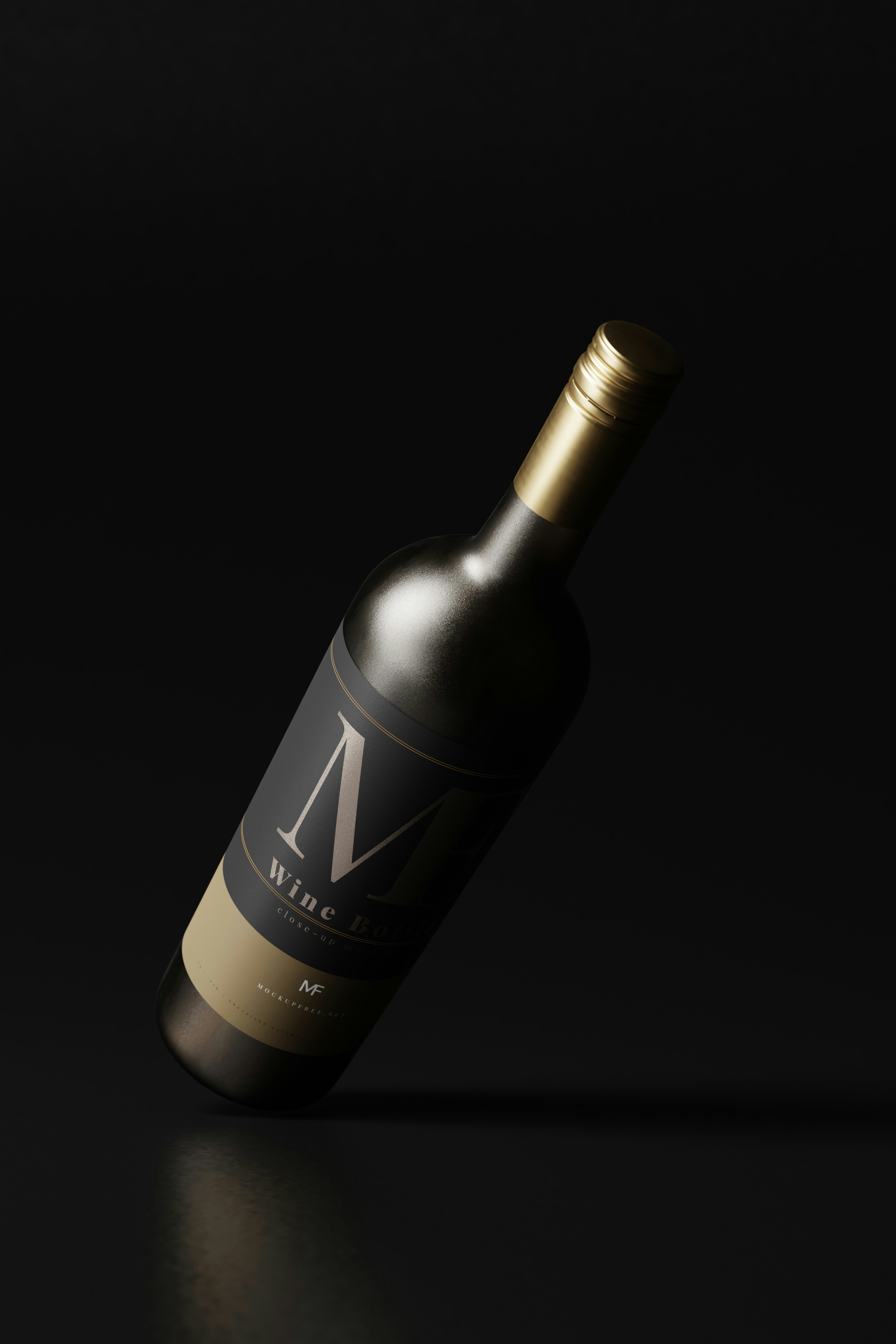 a bottle of wine sitting on top of a table