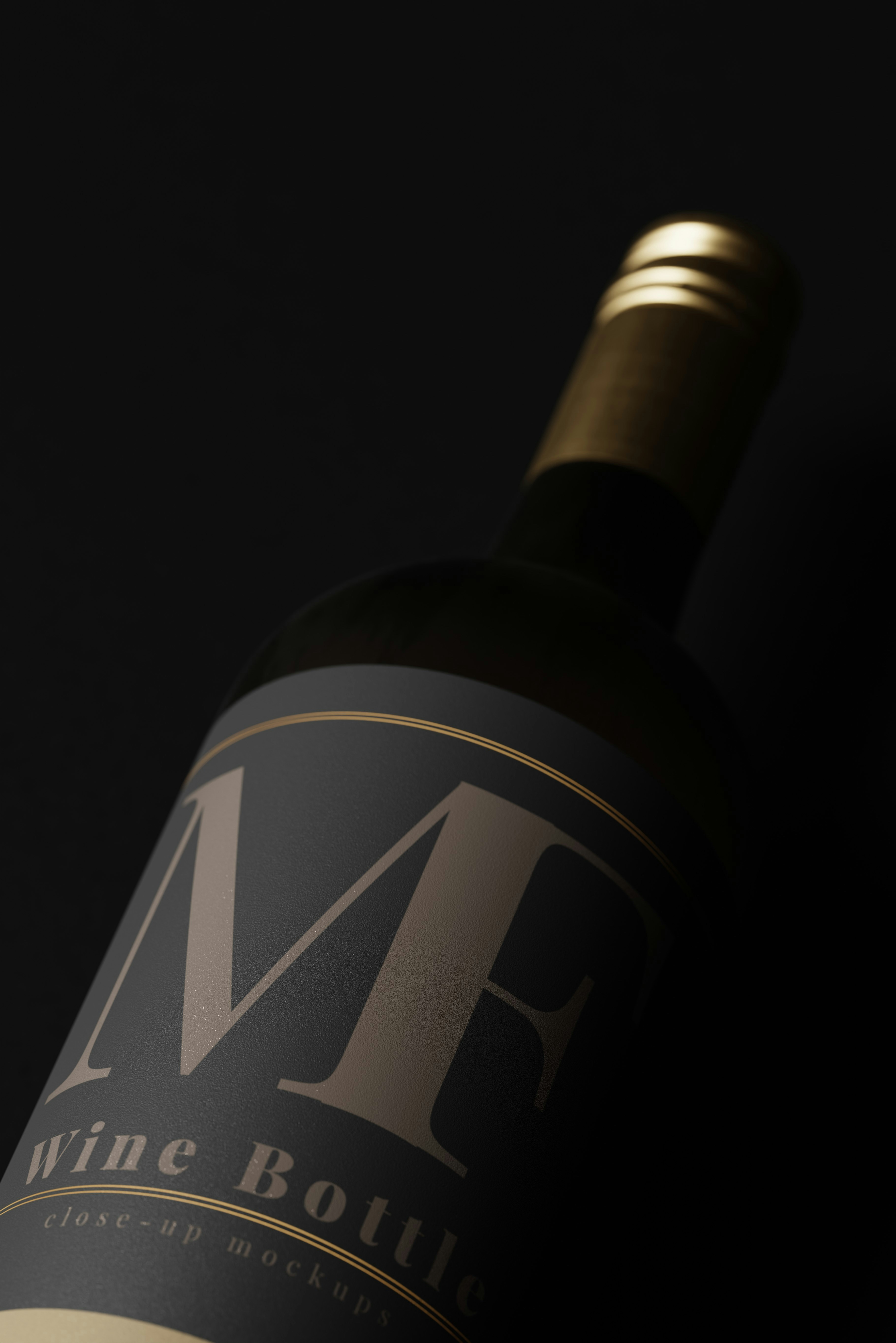 a bottle of wine sitting on top of a table