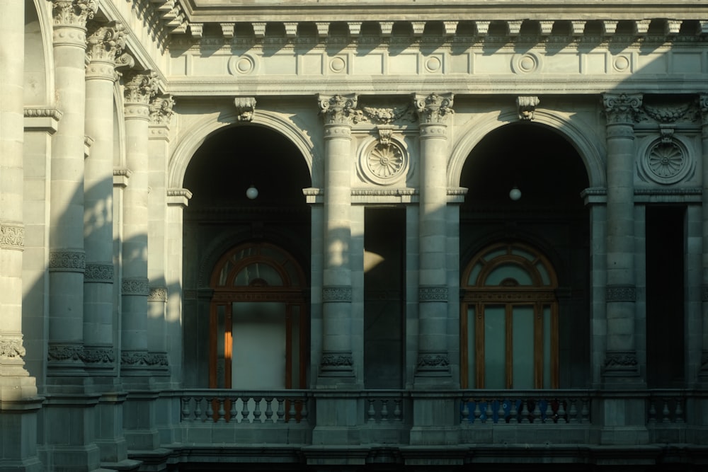 a building with a clock on the front of it