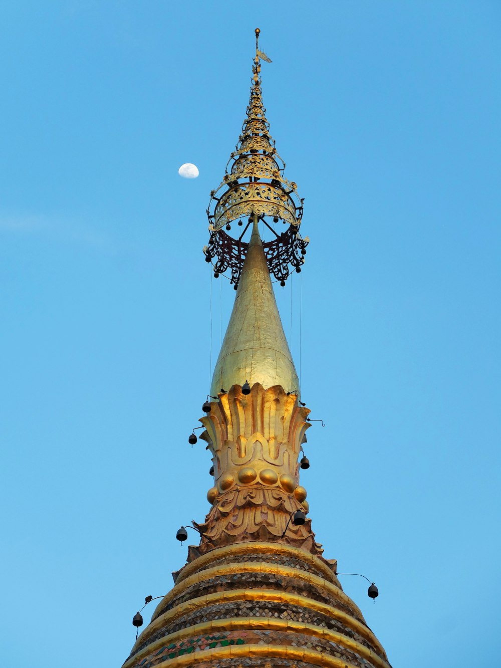 a tall tower with a clock on top of it