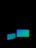 Two computer monitors in a dark setting display a gradient of blue to green light. The screens cast a soft glow against the surrounding darkness, highlighting their curved shapes.