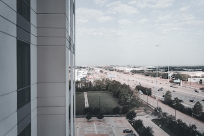 View of the nearby NH-44 highway and KMP expressway from the township.