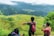 A happy customer enjoying the scenic views of Toraja.