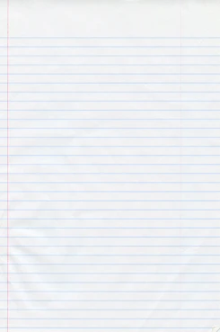 a piece of lined paper with red lines