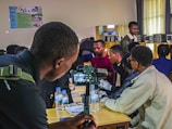 A picture capturing a group of participants in a health workshop.