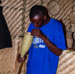 A skilled worker inspecting woven wire mesh at the Sikka Wire Industries factory in Uttarakhand.