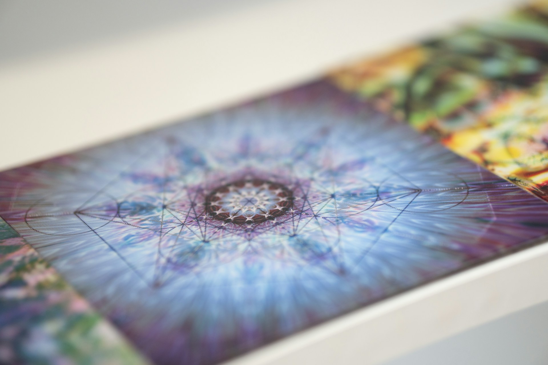 An elegant close-up of a finished digital artwork showcasing Prerna's attention to detail and unique style.