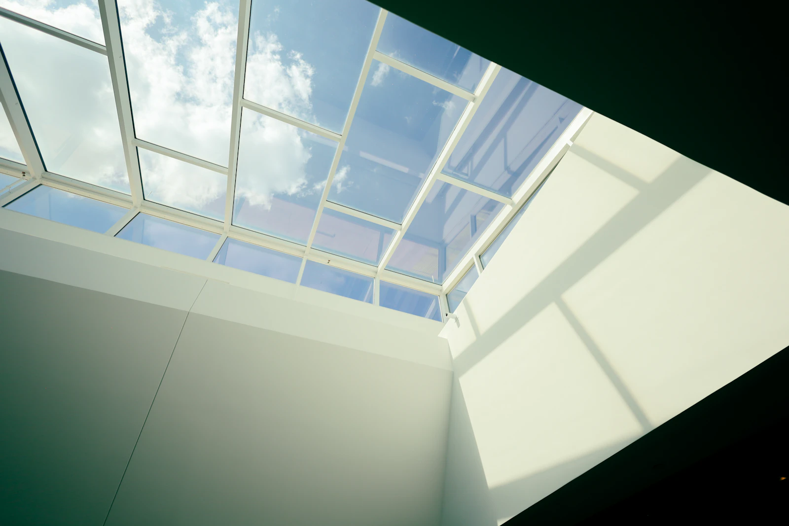 Skylight glass replacement in a Metro Vancouver home