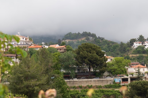 A scenic view of Mallorca Village showcasing its beautiful residential architecture.