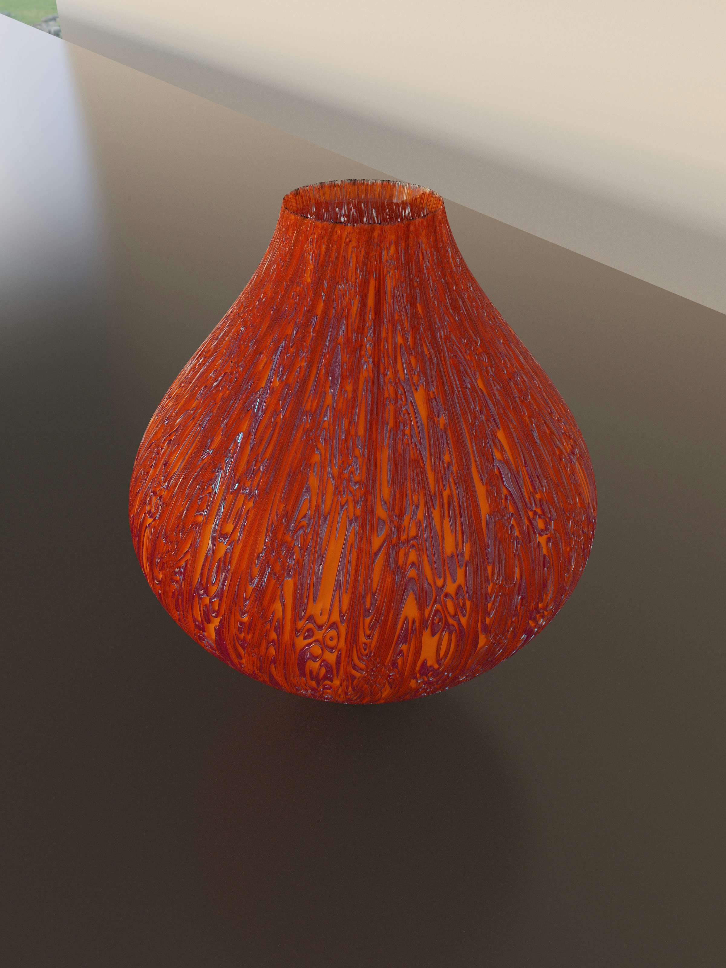 Handcrafted Clay Heart Vase