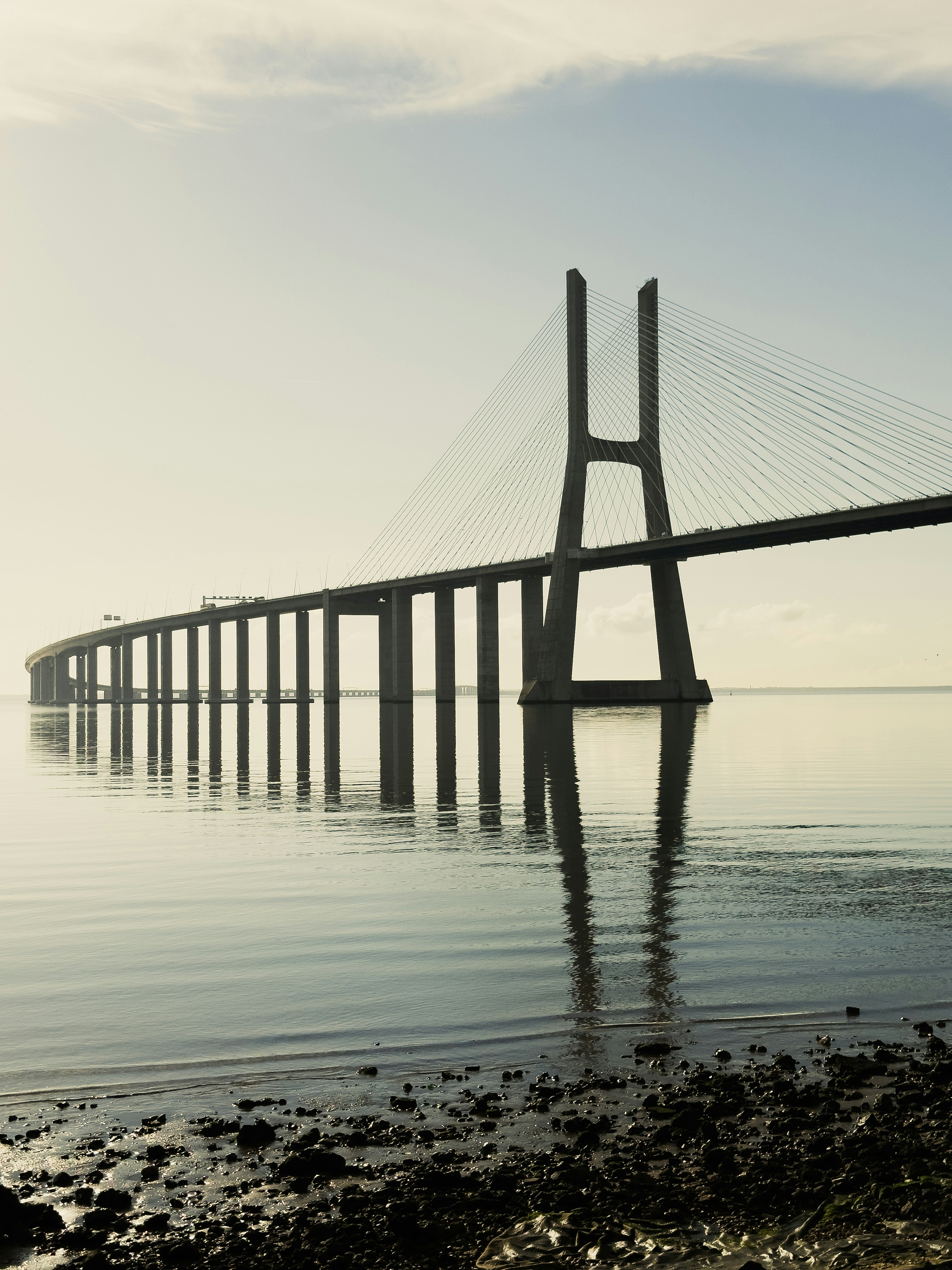Vasco da Gama Bridge in Lisbon